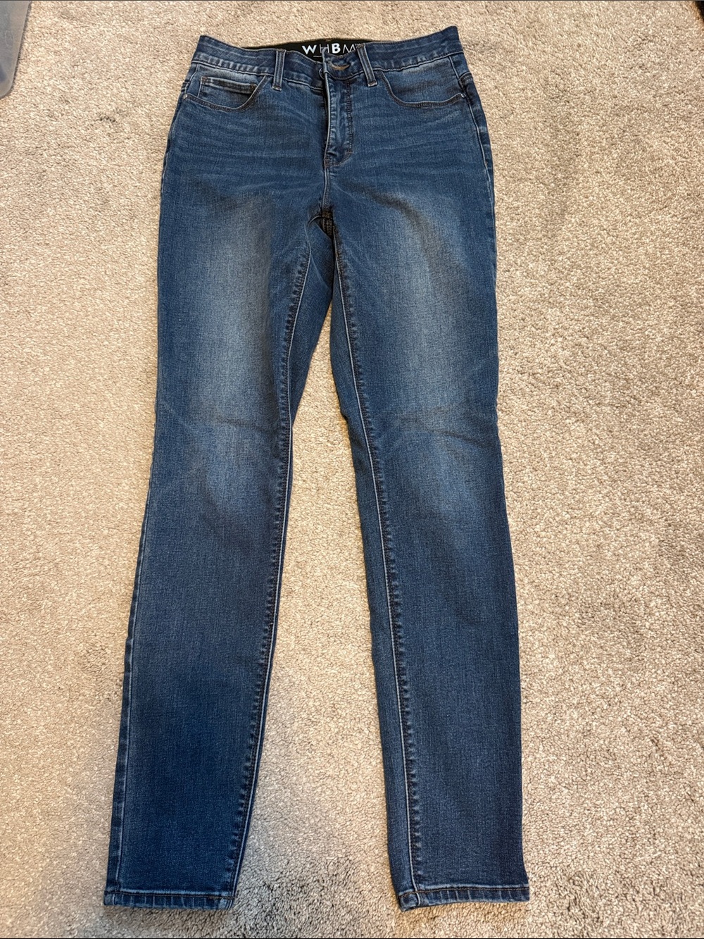 White House Black Market Dark Blue Skinny Jeans